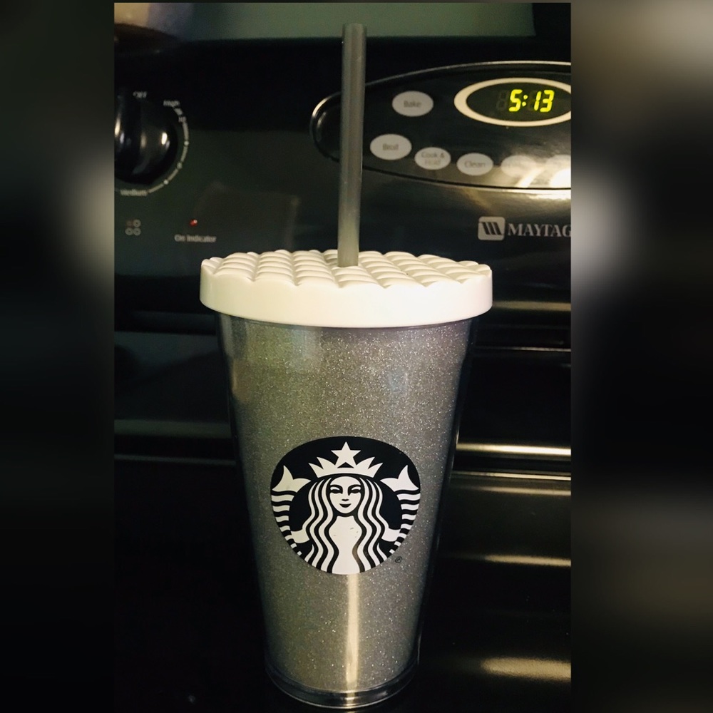 Starbucks Silver Glitter Tumbler